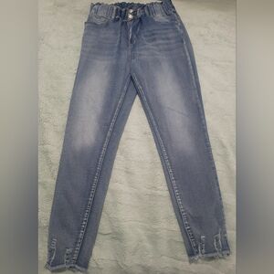 SHEIN Denim Blue Skinny Jeans